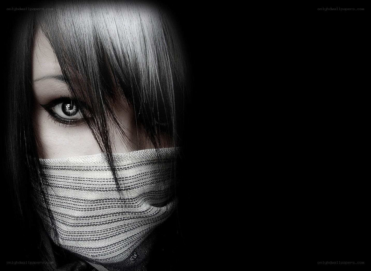 person with face mask