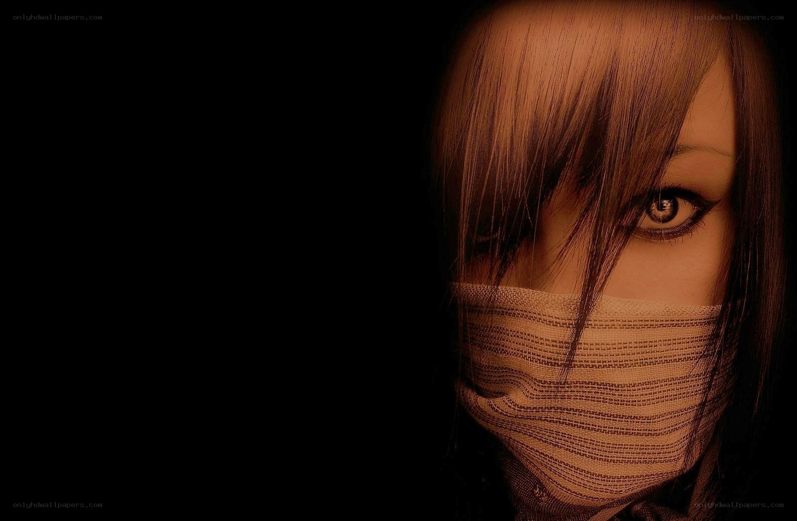 person with face mask