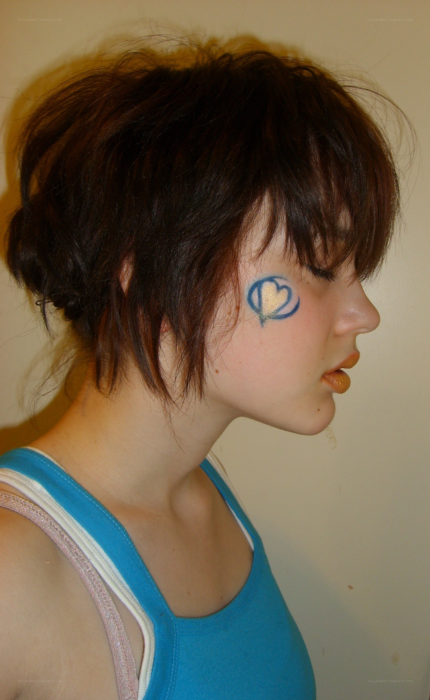 person with face paint