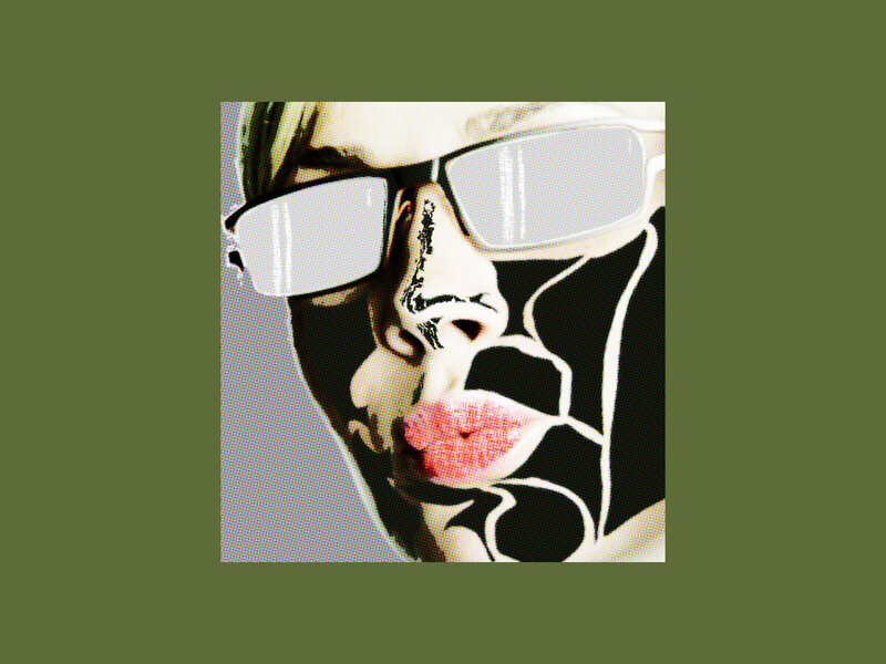 Person with Face Paint — Black, Dramatic, Digital Art
