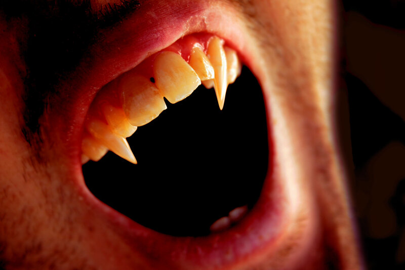 Person with Fangs