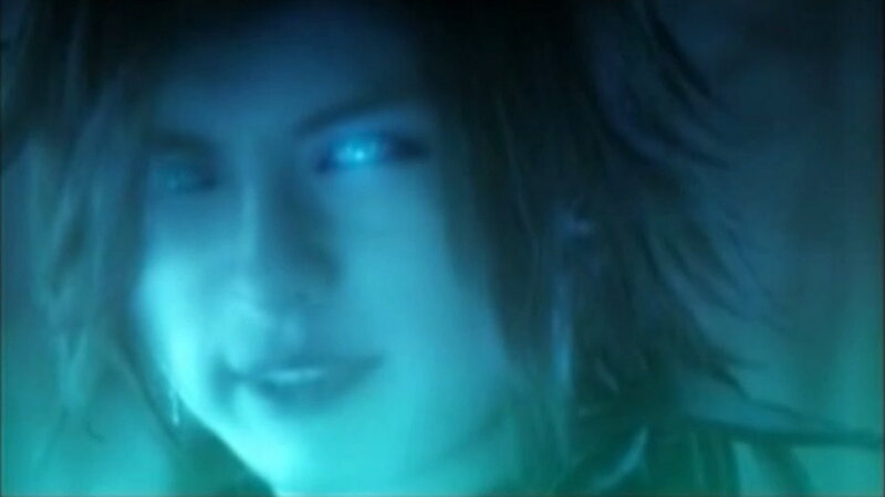 Person with Glowing Eyes