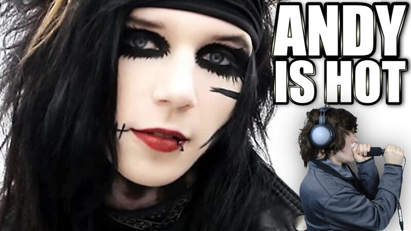 Person with Goth Makeup — Black