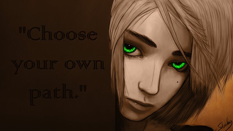Person with Green Eyes — Brown