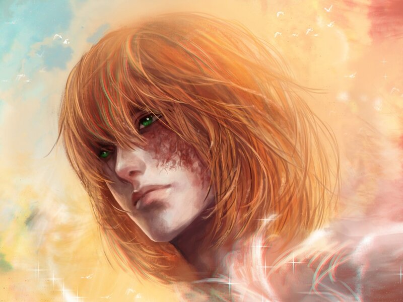 Person with Green Eyes — Orange
