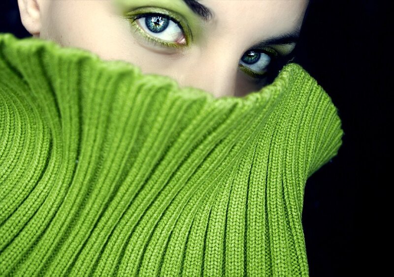 Person with Green Sweater