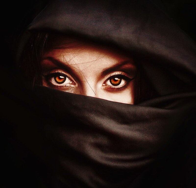 Person with Hooded Face