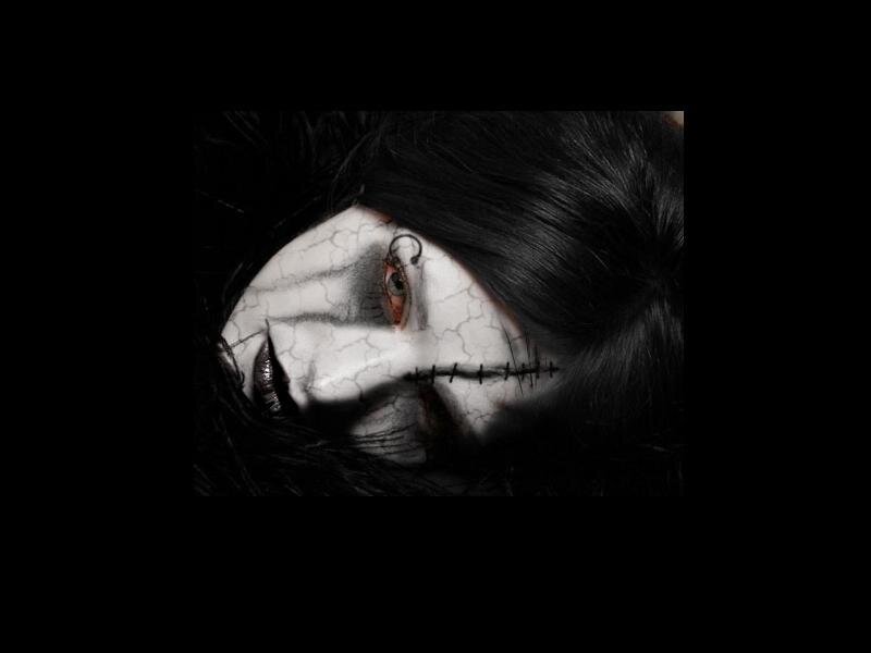 Person with Horror Makeup