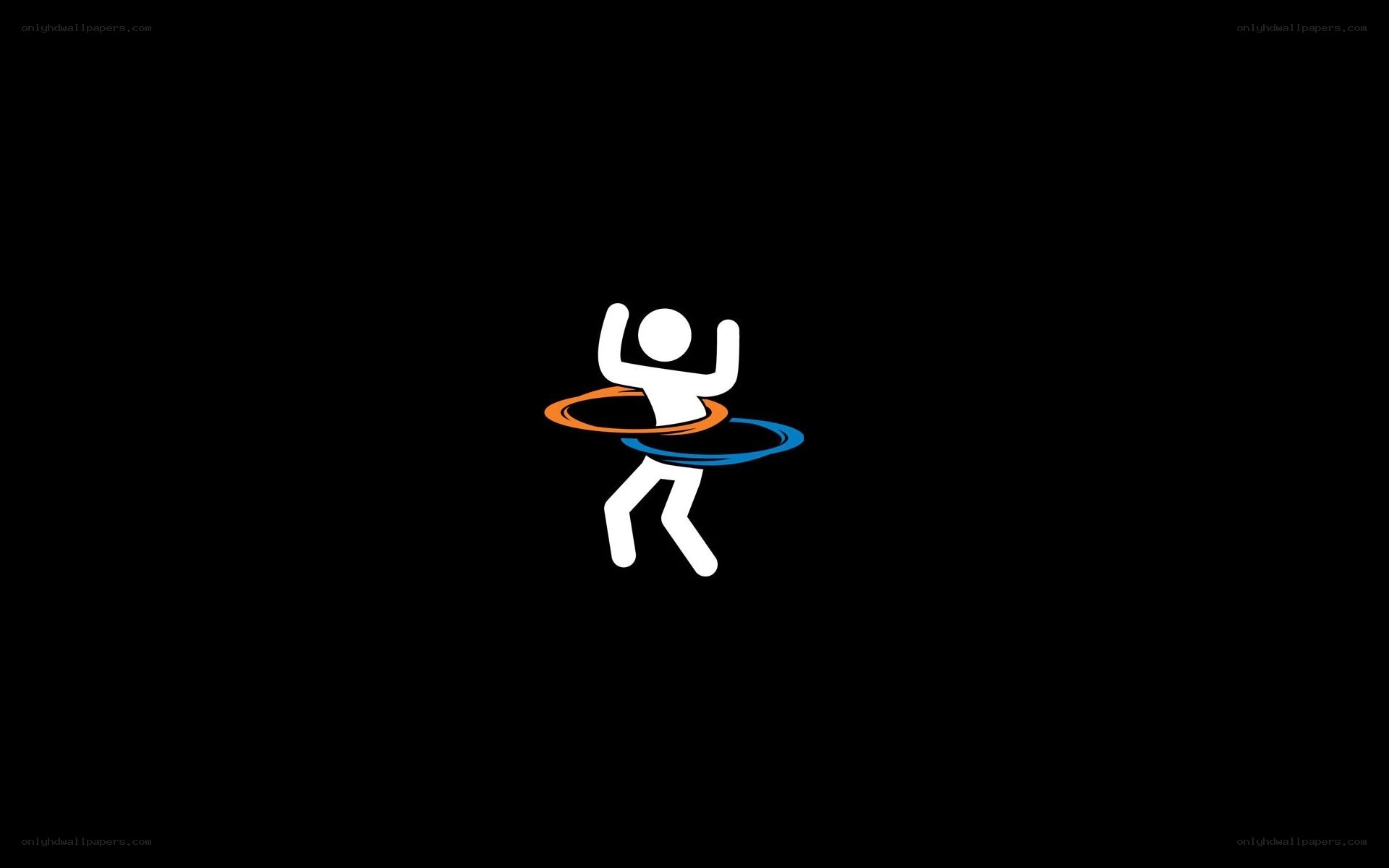 person with hula hoop