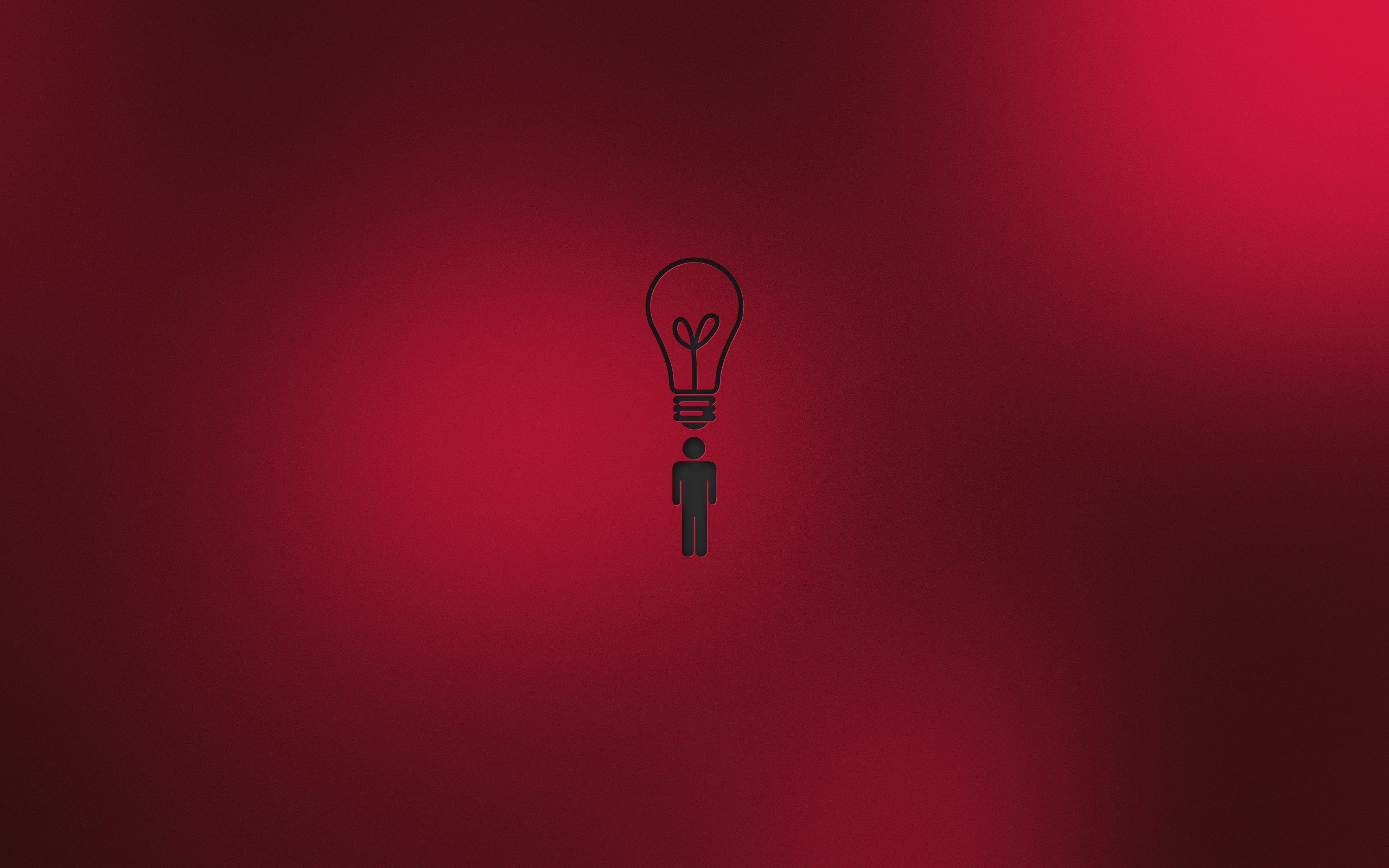 person with light bulb icon