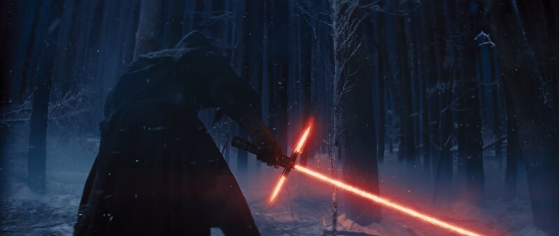 Person with Lightsaber — Black