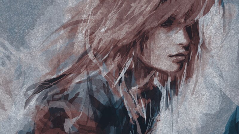 Person with Long Hair — Brown, Dramatic, Digital Art