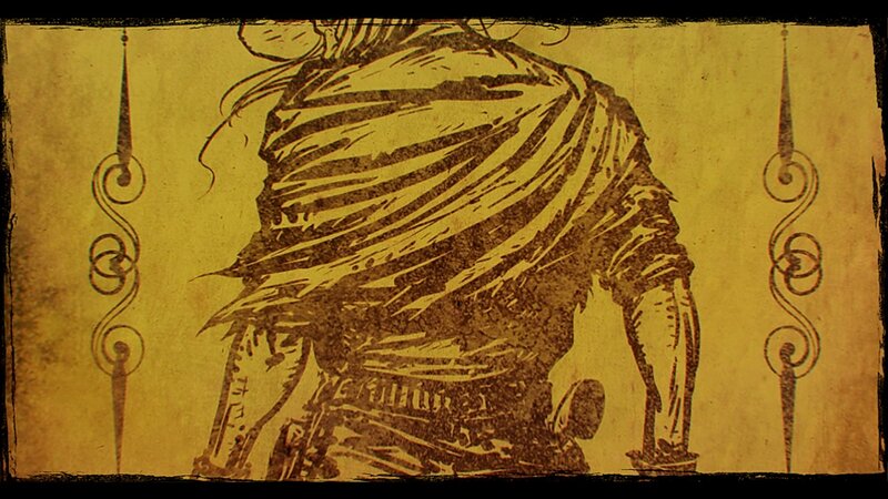 Person with Long Hair — Brown, Dramatic, Illustration