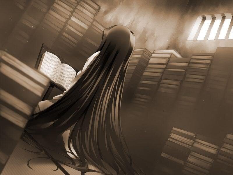 Person with Long Hair — Brown