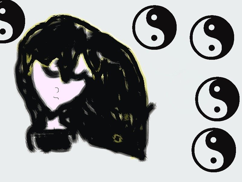 Person with Long Hair