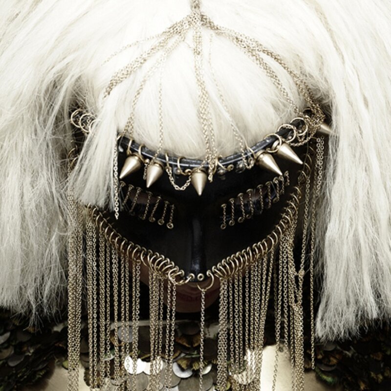 Person with Mask and Chains — Black