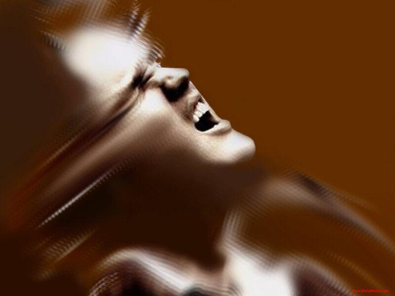 Person with Open Mouth — Brown