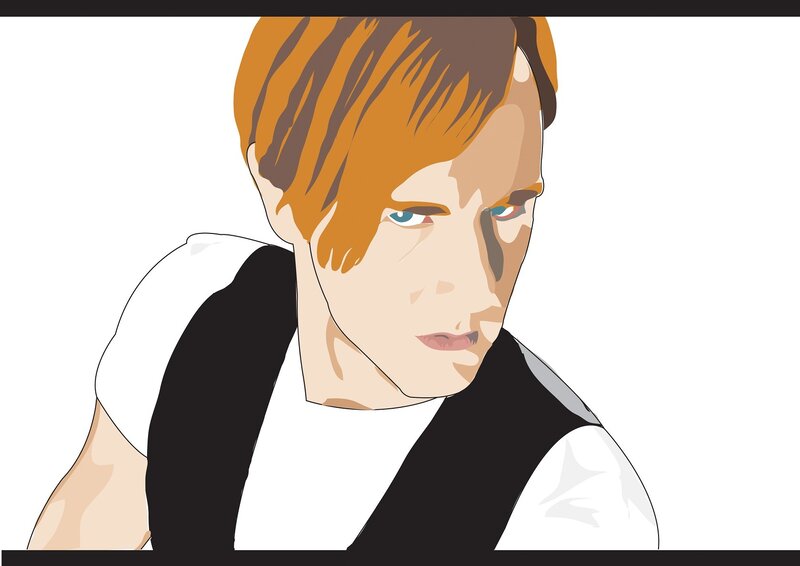 Person with Orange Hair