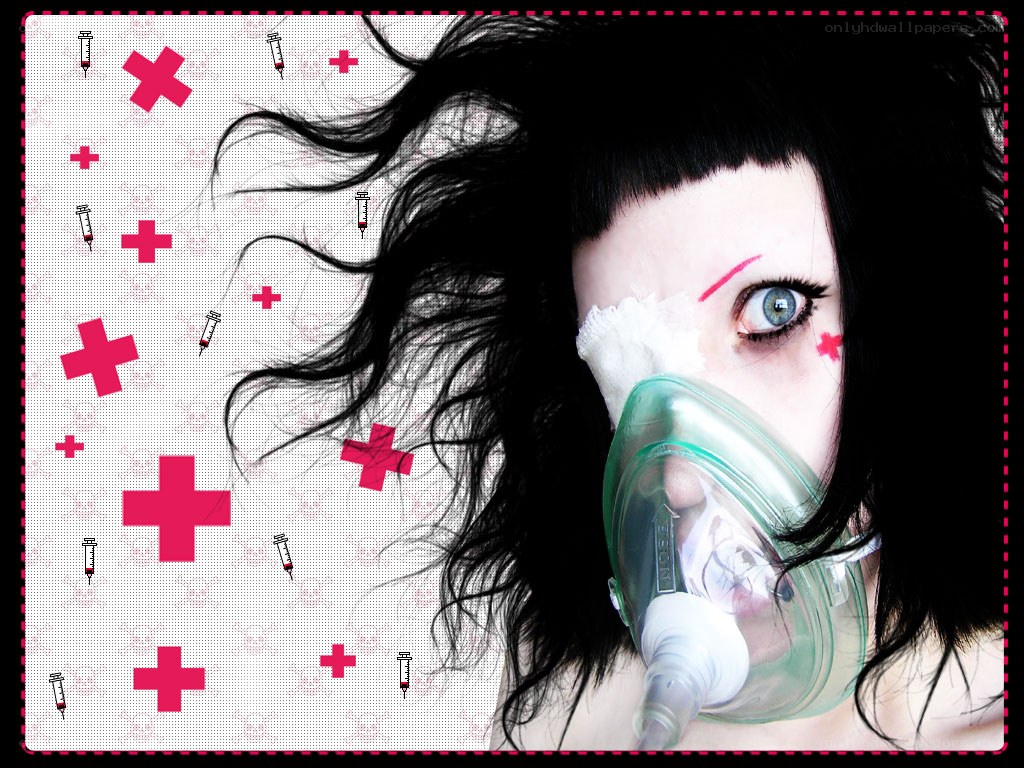 person with oxygen mask