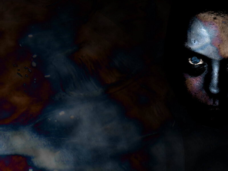 Person with Painted Face