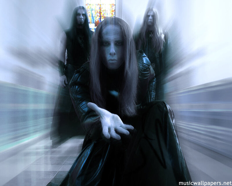 Person with Pale Makeup — Blue, Dramatic