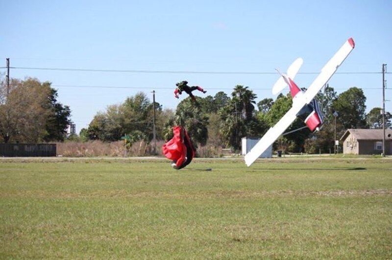 Person with Parachute