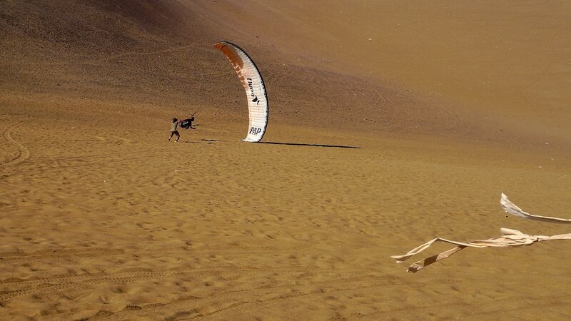 Person with Paraglider
