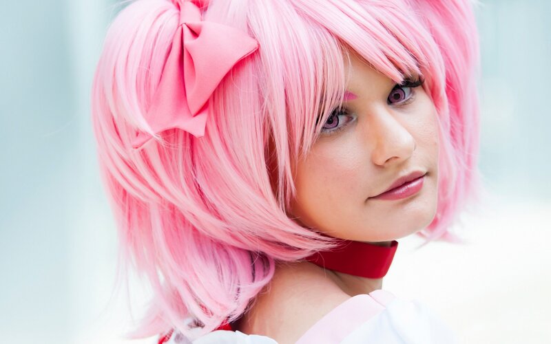 Person with Pink Hair — Calm