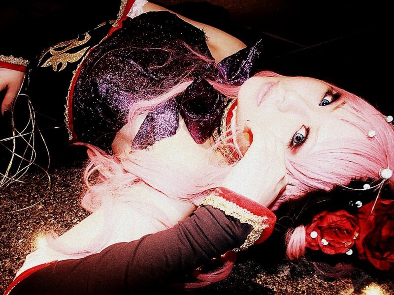 Person with Pink Hair — Dramatic