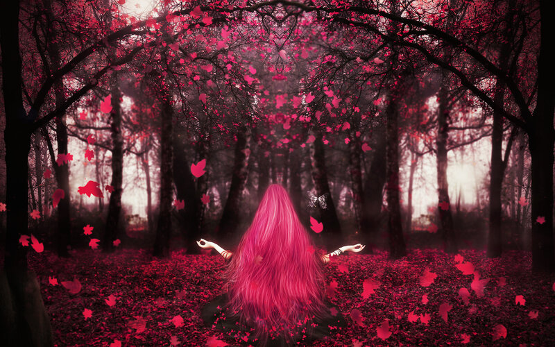 Person with Pink Hair — Dreamy