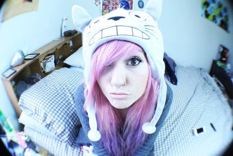 Person with Pink Hair — Neutral