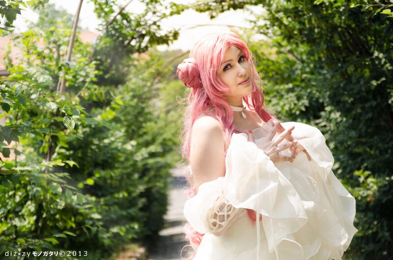 Person with Pink Hair — Serene, Afternoon, Photograph