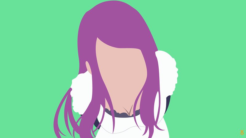 Person with Purple Hair — Calm
