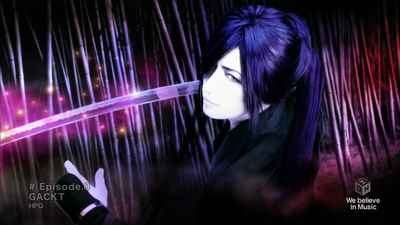 Person with Purple Hair — Dramatic, Night