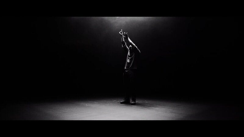 Person with Raised Hands