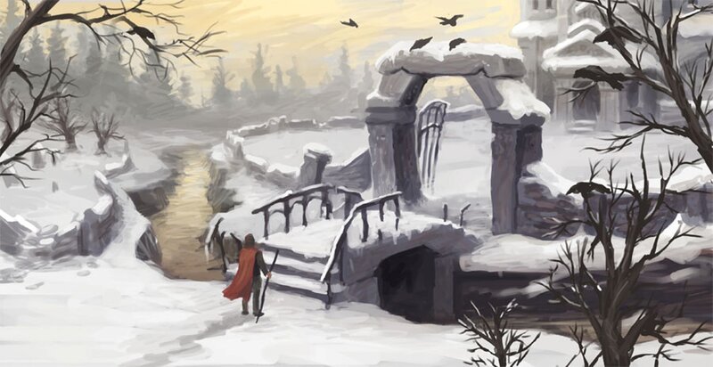 Person with Red Cloak