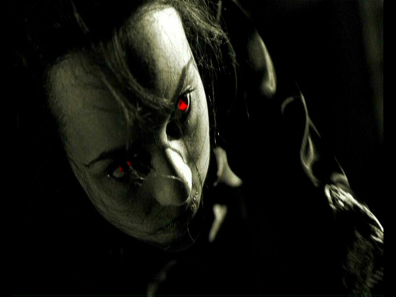 Person with Red Eyes