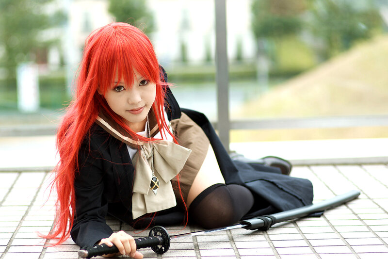Person with Red Hair — Calm, Afternoon, Photograph