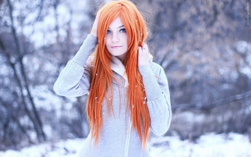 Person with Red Hair — Orange, Cold