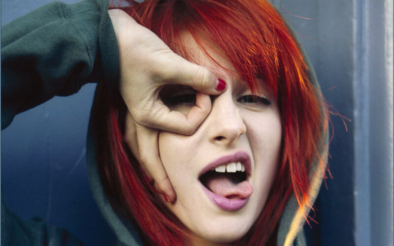 Person with Red Hair — Playful, Photograph, Hand