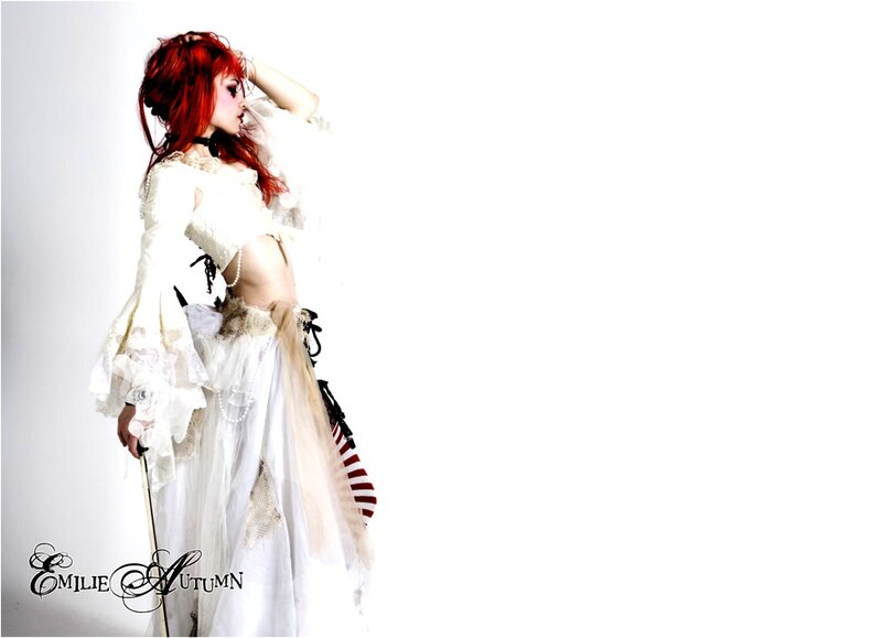 Person with Red Hair — White, Dramatic