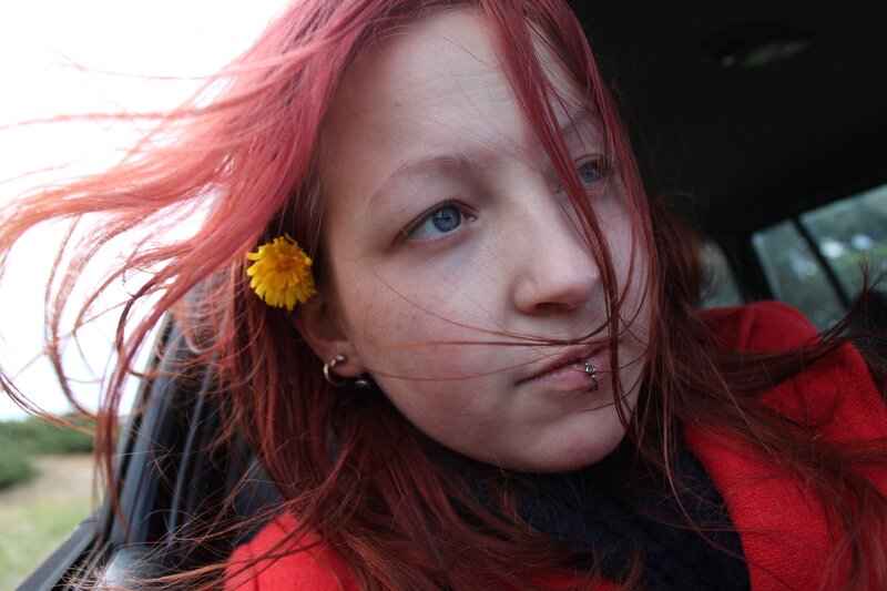 Person with Red Hair — Windy