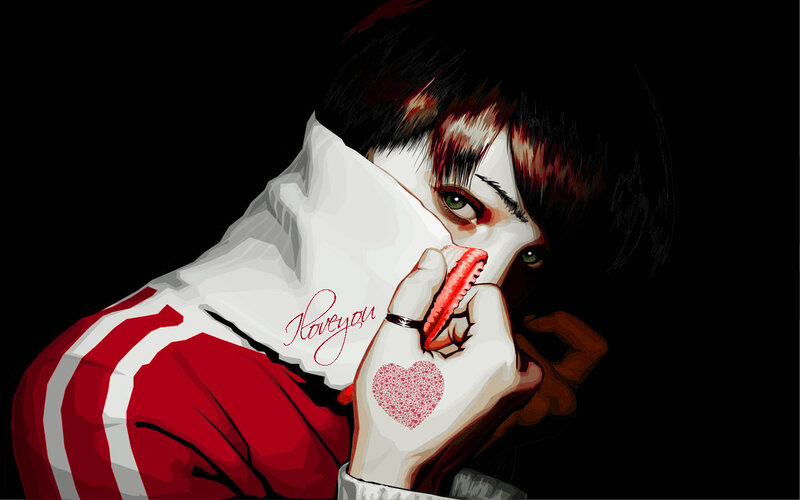 Person with Red Jacket