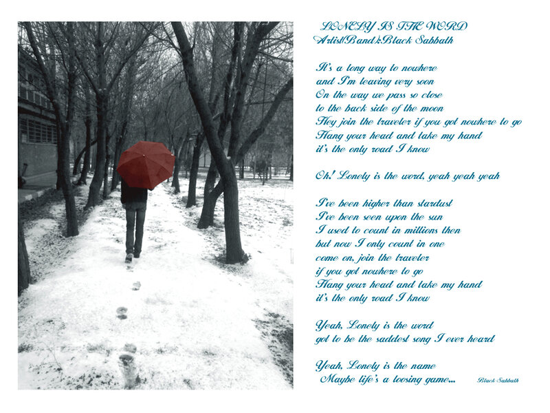 Person with Red Umbrella