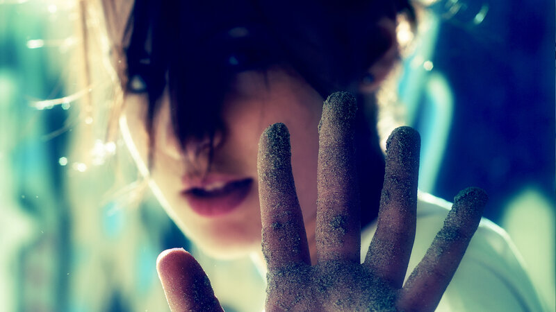 Person with Sandy Hand