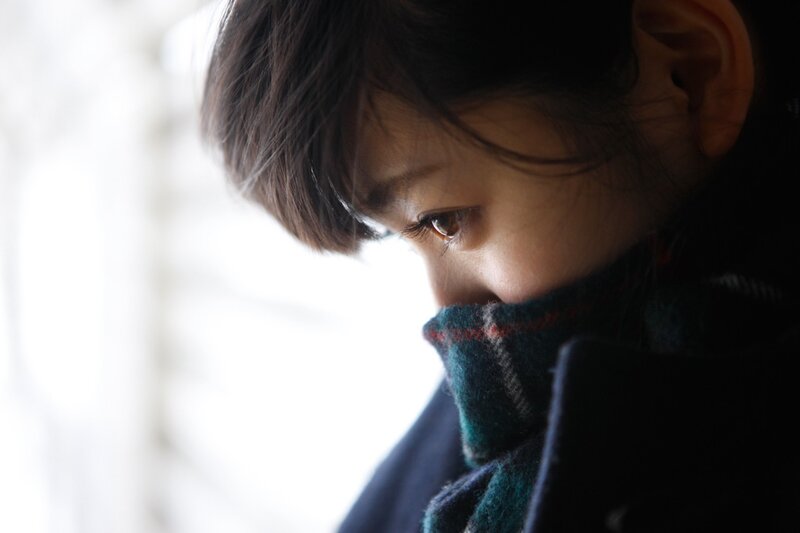 Person with Scarf