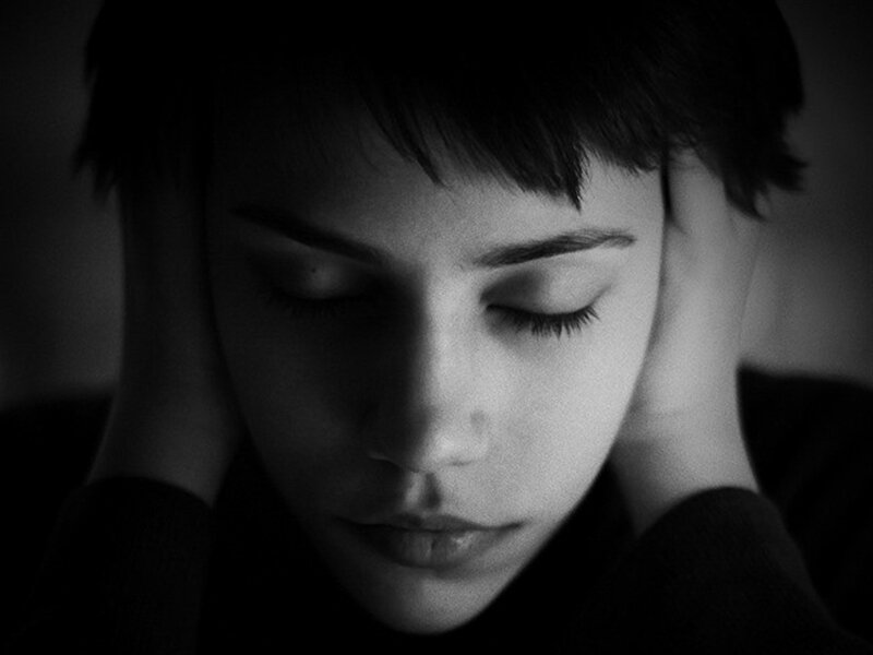 Person with Short Hair — Black