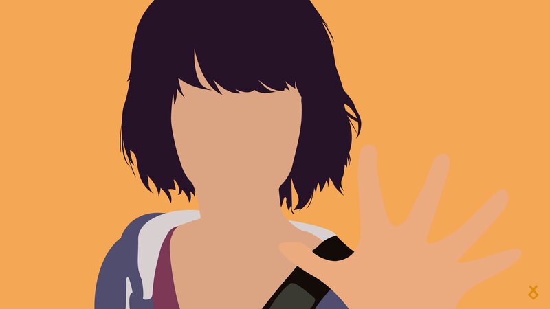 Person with Short Hair — Orange