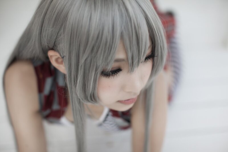Person with Silver Hair — Pensive