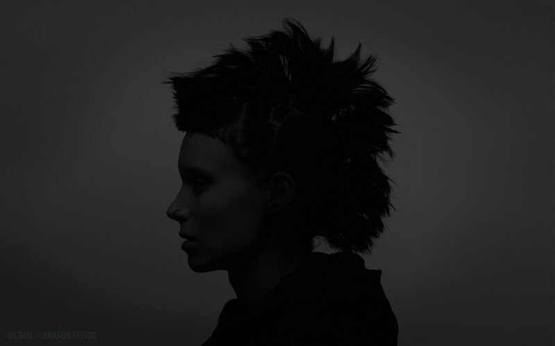 Person with Spiky Hair — Black, Dramatic, Photograph, Profile
